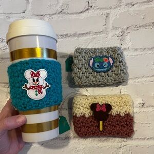 Set of 3 cup cozies